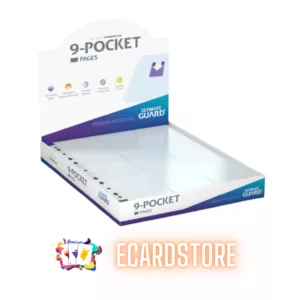 Classeurs - Ultimate Guard - 100 feuilles de classeurs 3x3 - Transparent