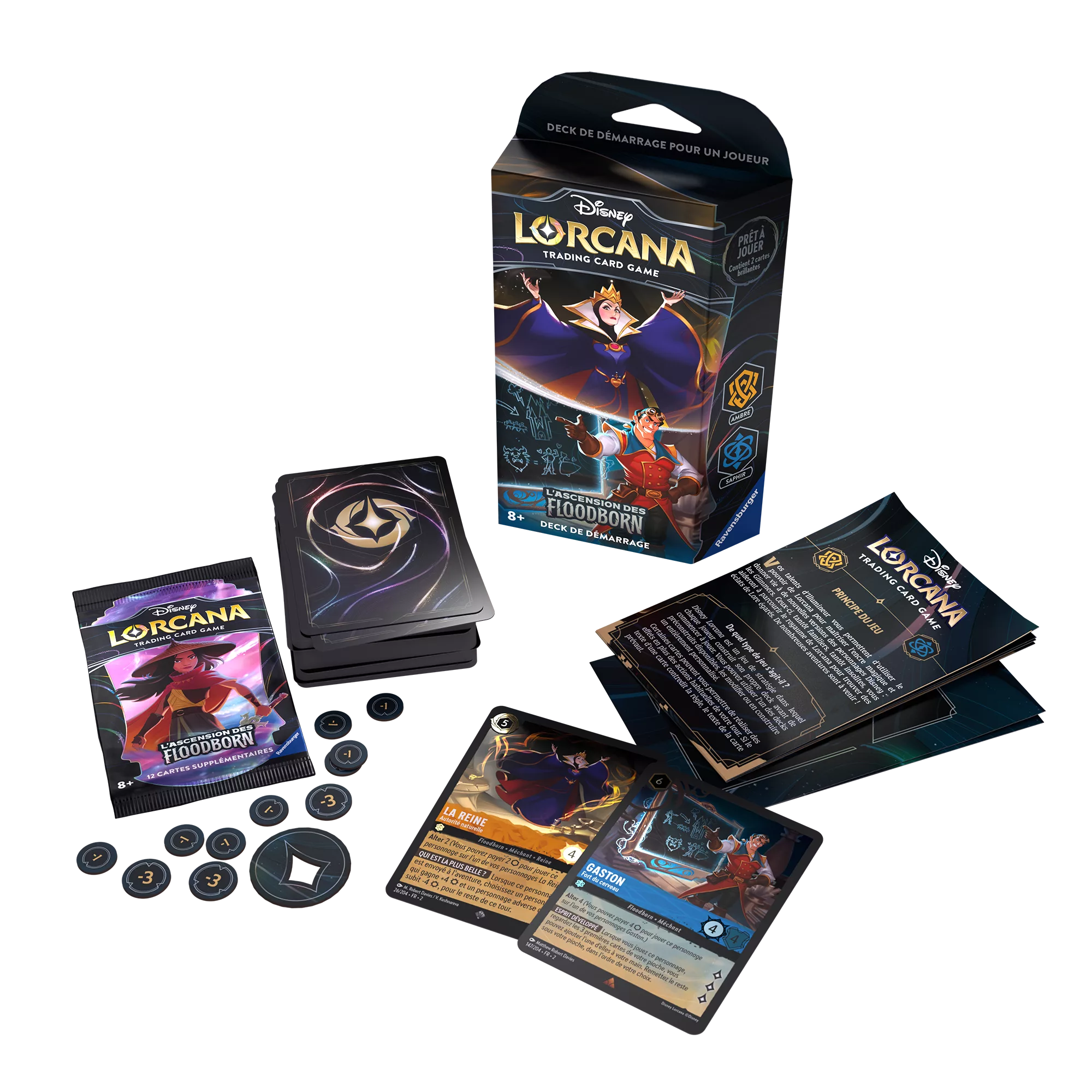 Deck de Démarrage Méchante Reine et Gaston - Disney Lorcana – Image 2
