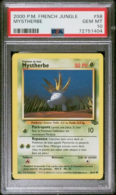 Mystherbe 58/64 Jungle PSA 10 – Image 2