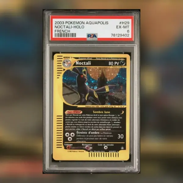 Noctali Holo H29/H32 Aquapolis PSA 6 Français