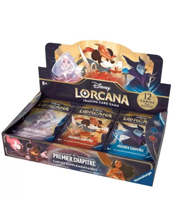 Display 24 boosters Lorcana Disney - Chapitre 1 - Scellé FR REPRINT