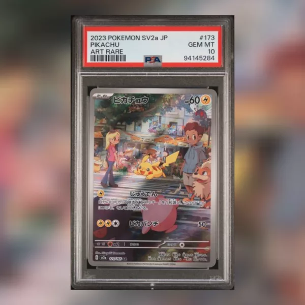 Pikachu 151 AR PSA 10 Japonais
