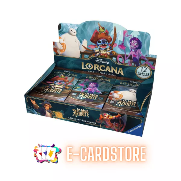 DISPLAY DISNEY LORCANA LA MER AZURITE – CHAPITRE 6