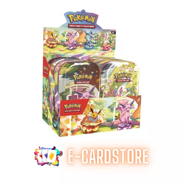 Display – Mini Tins – Pokémon – EV8.5 – Évolutions Prismatiques – FR