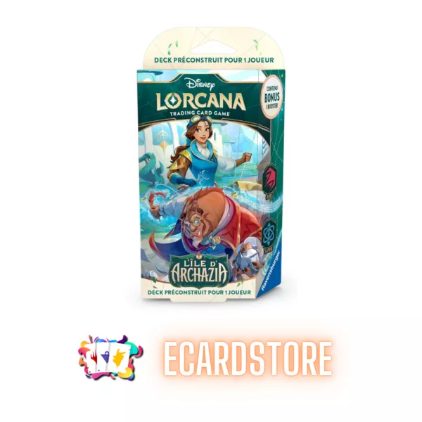 Disney Lorcana : Deck de Démarrage Belle / La Bête - Chapitre 7 L'Île d'Archazia