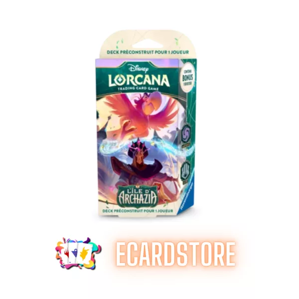 Disney Lorcana : Deck de Démarrage Iago / Jafar - Chapitre 7 L'Île d'Archazia