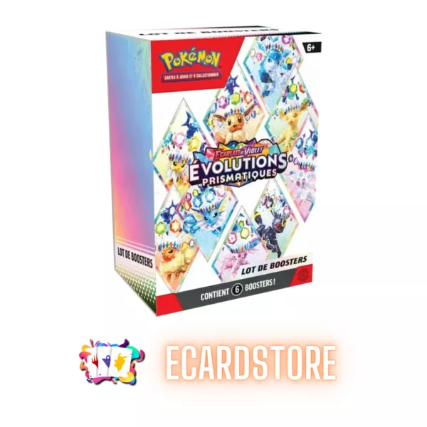 Pokémon - Bundle de 6 Booster EV8.5 Evolution Prismatique FR