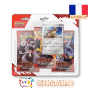 Pokémon JCC - Écarlate et Violet - Pack Blister de 3 Boosters EV10 Rivalités Destinées - FR
