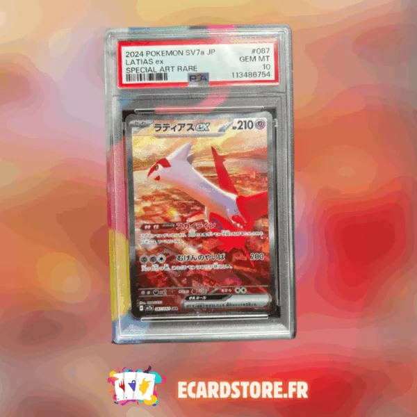 LATIAS EX ALT SV7A 087/064 PSA 10 Japonais