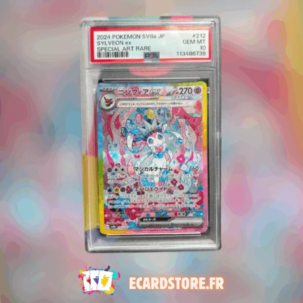 Nymphali EX SAR 212/187 Terrastal Festival PSA 10 Japonais