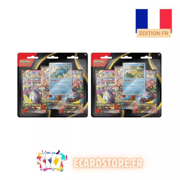 Duo de Tripack Méga-Evolution ME01 Français