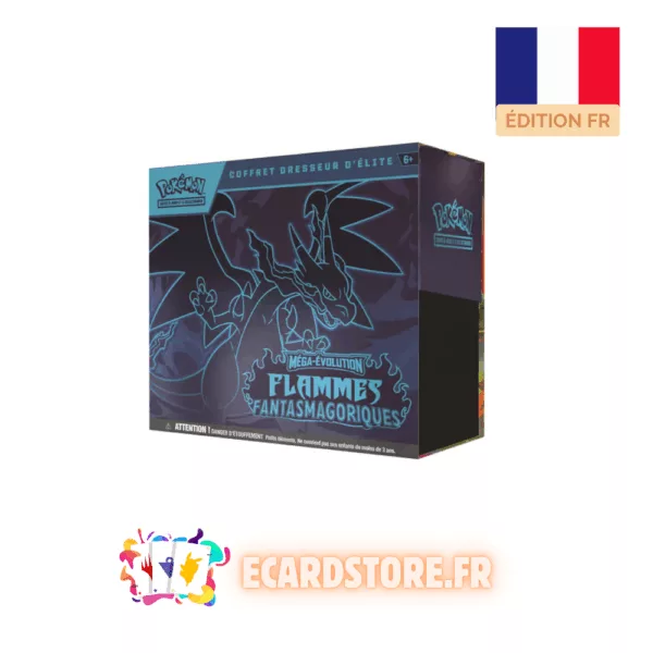 Coffret Dresseur d'Élite ME02 Flammes Fantasmagoriques FR