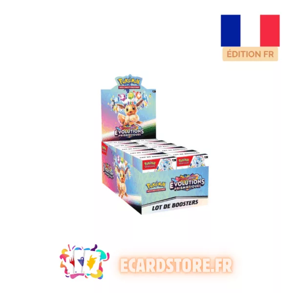 Display de 10 Bundle Évolution Prismatique 8.5 Scellé – Français