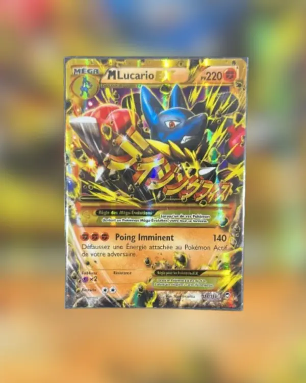 M lucario EX 113/11 POING FURIEUX