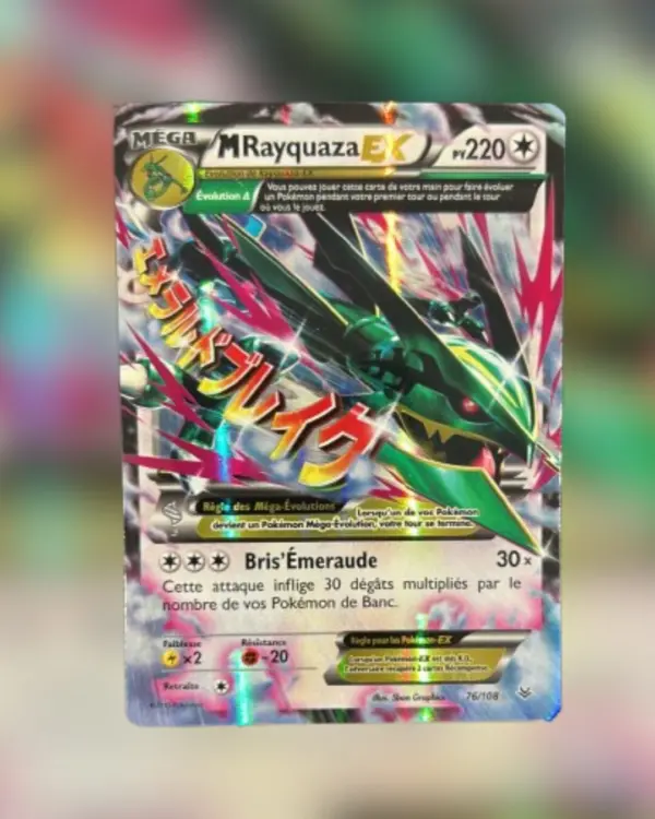 M rayquaza ex 76/108 ciel rugissant