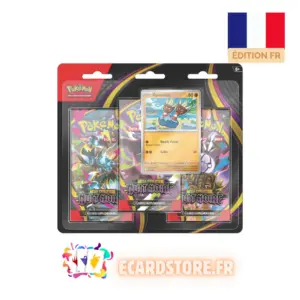 Pokémon – Tripack (carte promo aléatoire) – Nuit Noire – ME05 – Français