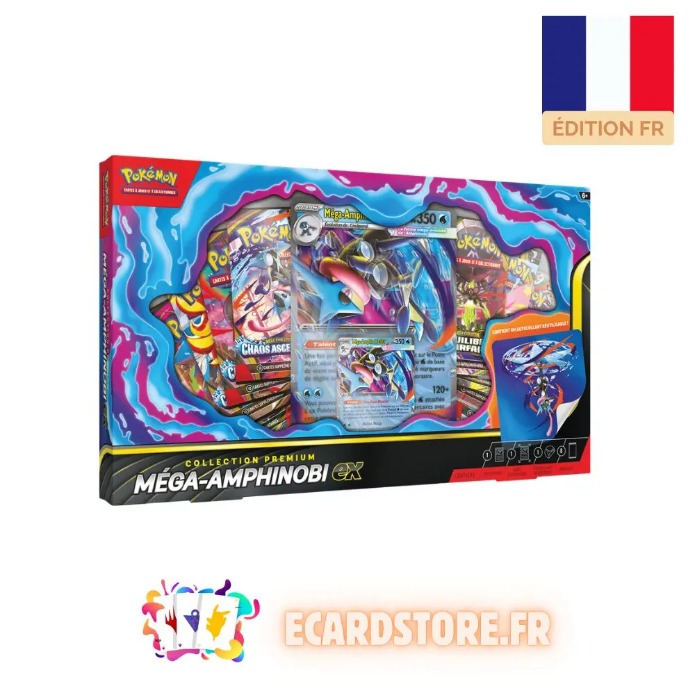Coffret Pokémon – Collection Premium Méga-Amphinobi ex – FR