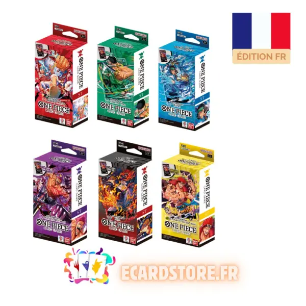 Lot de 6 Decks One Piece ST31-ST36 Français